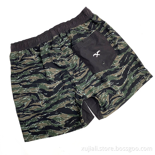 High Quality Men's Custom Camo Training Shorts Wholesale
